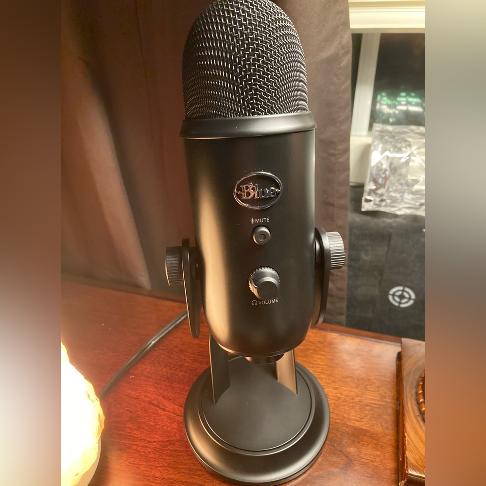 Logitech Blue podcasting microphone